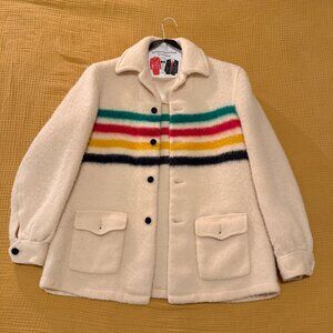Hudson Bay Wool Coat Women or Men Vintage, 1950s?